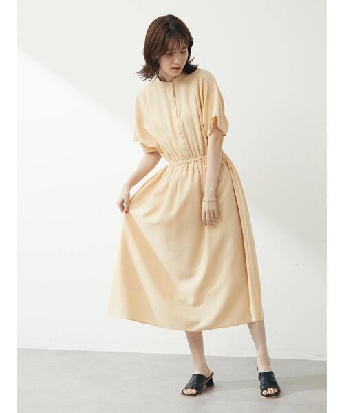 ELENCARE DUE(エレンカーレデュエ)の「・ELENCARE DUE ドルマンスリーブワンピース(ワンピース・レディース・ブラック/ベージュ/ライトカーキ・FREE)」の16枚目の写真