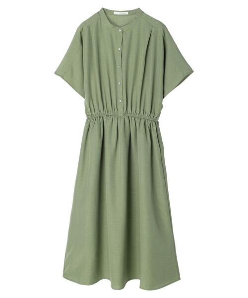 ELENCARE DUE(エレンカーレデュエ)の「・ELENCARE DUE ドルマンスリーブワンピース(ワンピース・レディース・ブラック/ベージュ/ライトカーキ・FREE)」の20枚目の写真