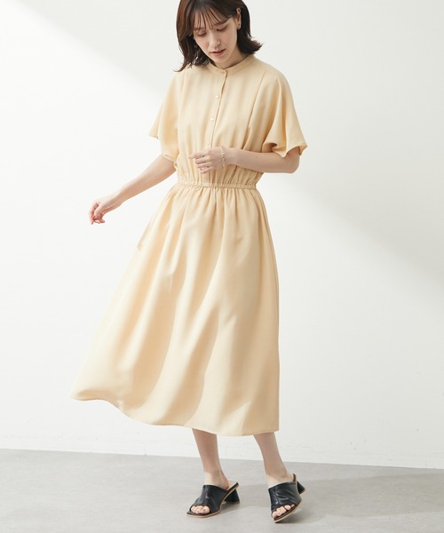 ELENCARE DUE(エレンカーレデュエ)の「・ELENCARE DUE ドルマンスリーブワンピース(ワンピース・レディース・ブラック/ベージュ/ライトカーキ・FREE)」の1枚目の写真