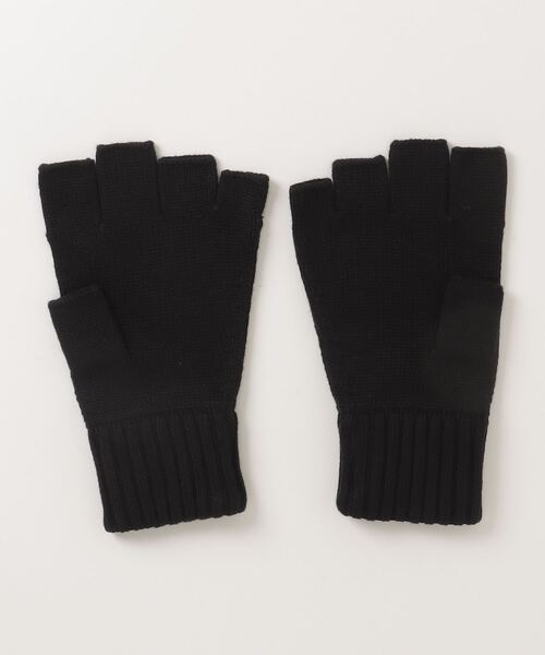 FRED PERRY（フレッドペリー）の「Fingerless Gloves（手袋・メンズ・ブラック/ホワイト・L）」の3枚目の写真