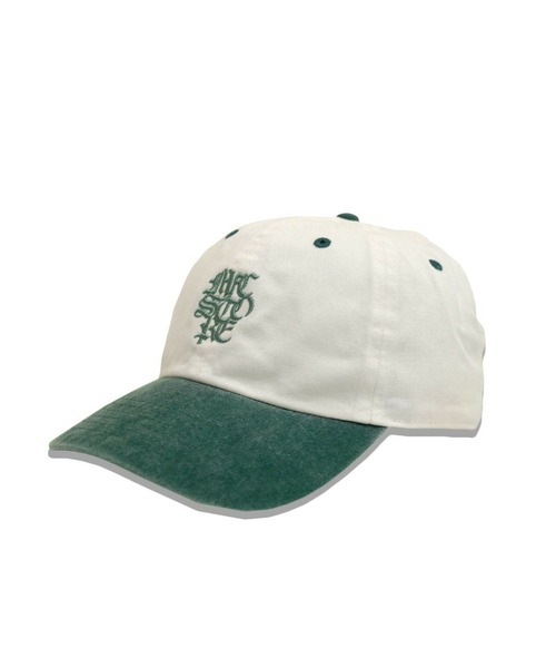 MFC STORE（エムエフシーストア）の「MFC STORE OEE LOGO BICOLOR PIGMENT CAP（キャップ・メンズ・ブラック/ネイビー/グリーン・FREE）」の3枚目の写真