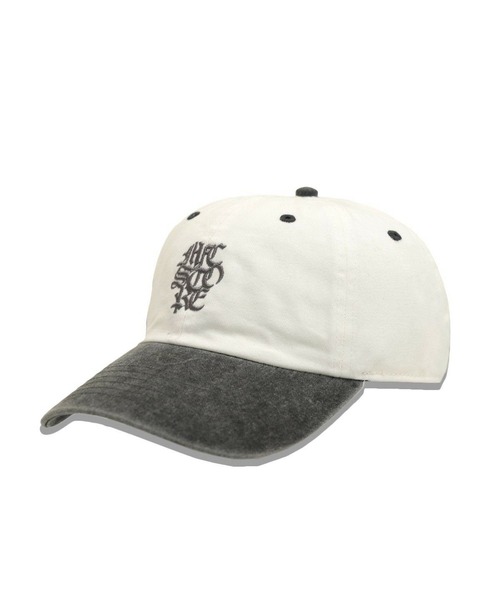 MFC STORE（エムエフシーストア）の「MFC STORE OEE LOGO BICOLOR PIGMENT CAP（キャップ・メンズ・ブラック/ネイビー/グリーン・FREE）」の2枚目の写真