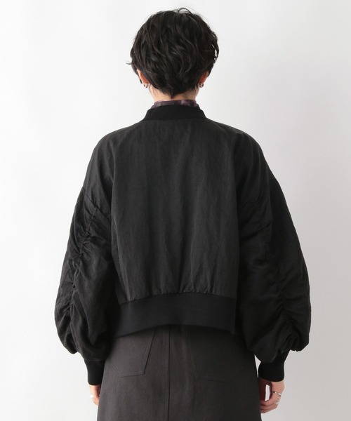 RAGEBLUE（レイジブルー）の「ボリュームスリーブショートMA-1（MA-1・レディース・ホワイト/ブラック/オリーブ・FREE）」の20枚目の写真