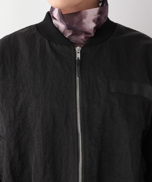 RAGEBLUE（レイジブルー）の「ボリュームスリーブショートMA-1（MA-1・レディース・ホワイト/ブラック/オリーブ・FREE）」の21枚目の写真