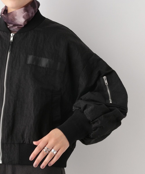 RAGEBLUE（レイジブルー）の「ボリュームスリーブショートMA-1（MA-1・レディース・ホワイト/ブラック/オリーブ・FREE）」の22枚目の写真