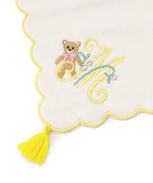 SHOO・LA・RUE（シューラルー）の「◆イニシャル刺繍 タオルハンカチ（ハンカチ/ハンドタオル・レディース・ブラウン系/パープル系/ピンク系/グリーン/イエロー/ブルー/オレンジ・00）」の9枚目の写真