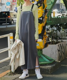 Auntie Rosa Holiday | サスペンダーナローワンピース / 長さ調節可能(ワンピース)