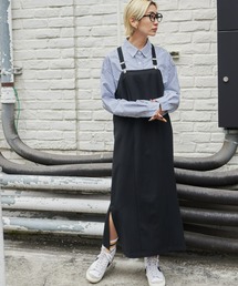 Auntie Rosa Holiday | サスペンダーナローワンピース / 長さ調節可能(ワンピース)