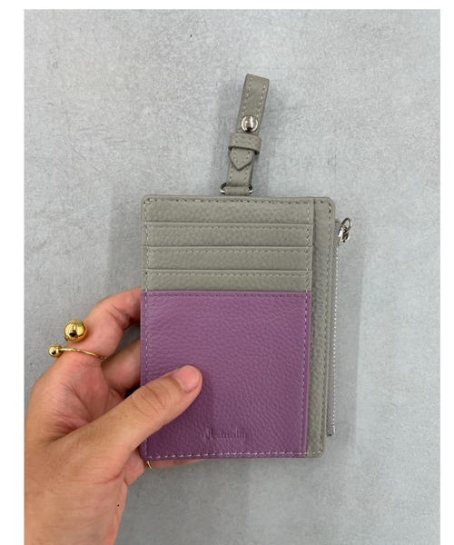 Actually（アクチュアリー）の「牛革 フラグメントケース ストラップ