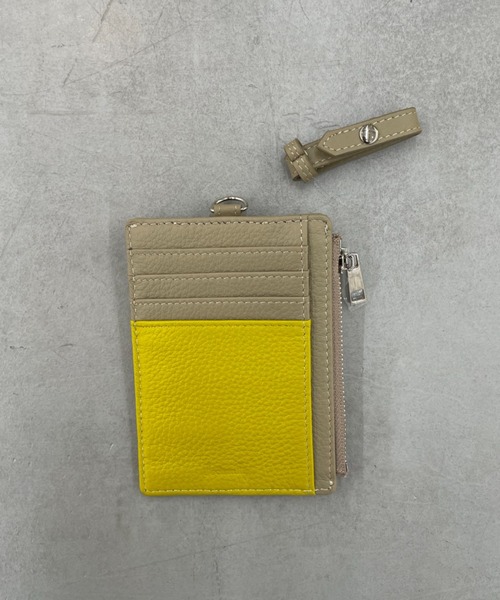 Actually（アクチュアリー）の「牛革 フラグメントケース ストラップ付き（財布・レディース・ブラック/シルバー×ゴールド/ラベンダー/イエロー・フリー）」の17枚目の写真