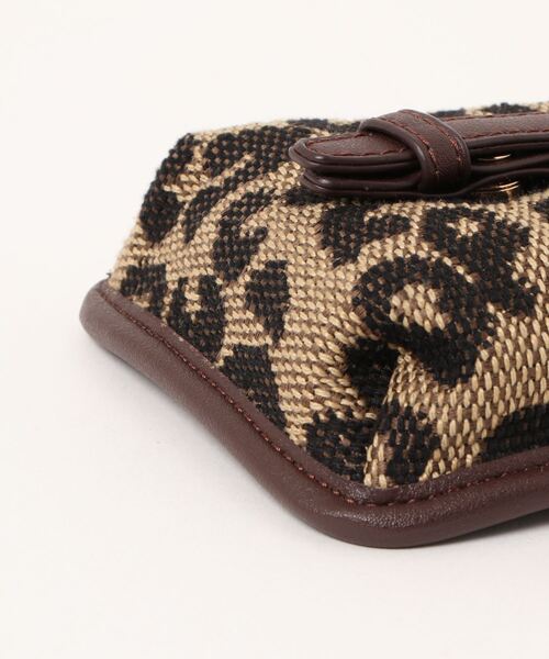 minia(ミニア)の「ツイードコンビのポケットショルダー ◆(ショルダーバッグ・レディース・ブラック/ブラウン・FREE)」の4枚目の写真