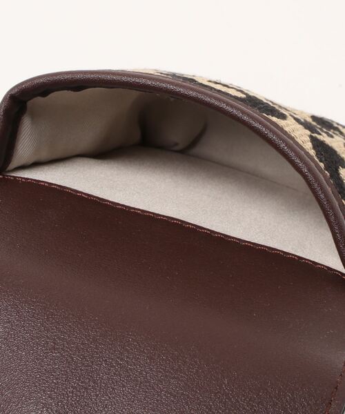 minia(ミニア)の「ツイードコンビのポケットショルダー ◆(ショルダーバッグ・レディース・ブラック/ブラウン・FREE)」の5枚目の写真