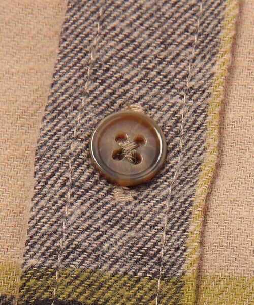 coen（コーエン）の「ALASKAN(アラスカン)別注バンドカラーネルシャツ（シャツ/ブラウス・キッズ・ワイン/ブラウン・100/110/150/140/130/120）」の19枚目の写真