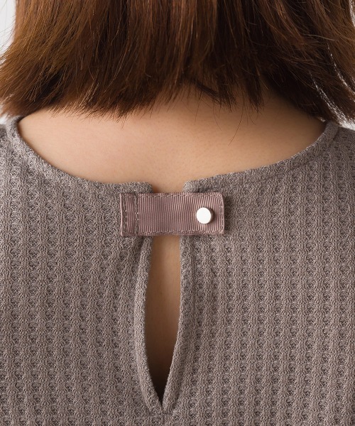 FURRY(ファーリー)の「かぎ針切替ロングワンピース(ワンピース・レディース・ベージュ/グレー・FREE)」の10枚目の写真