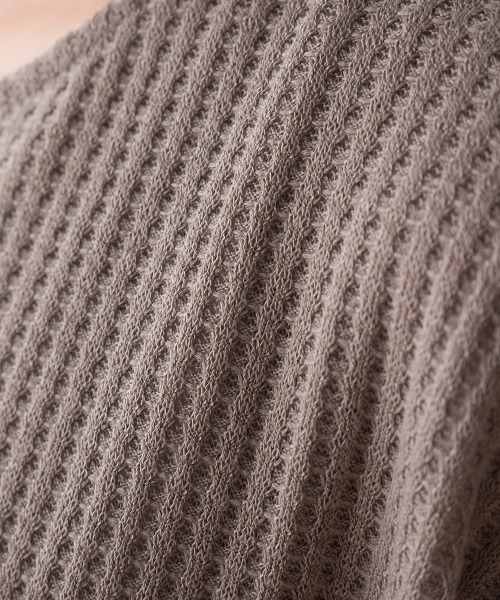 FURRY(ファーリー)の「かぎ針切替ロングワンピース(ワンピース・レディース・ベージュ/グレー・FREE)」の4枚目の写真