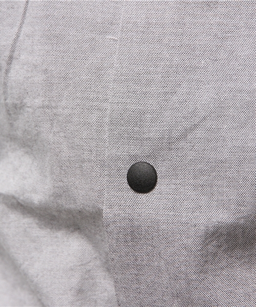 CIAOPANIC（チャオパニック）の「【Ciaopanic】　リブ使いシャツLS（シャツ/ブラウス・メンズ・グレー/ホワイト・MEDIUM/LARGE）」の9枚目の写真