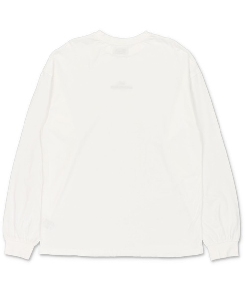 Lull（ルル）の「【Lull / ルル】M/Lサイズ展開で再入荷★Lullロゴ刺繍ロンT（Tシャツ/カットソー・レディース・ホワイト/ブラック・ONESIZE/M/L）」の15枚目の写真