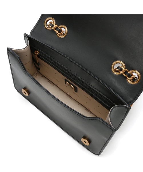 Guess（ゲス）の「IZZY Convertible Crossbody Flap（ショルダーバッグ・レディース・ブラック・ONE SIZE）」の8枚目の写真