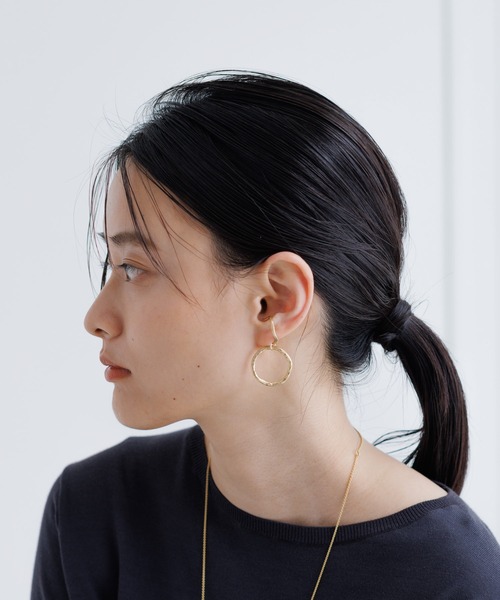 collex（コレックス）の「【Ljud/ユード】 Peaceリングイヤーカフ（ネックレス・レディース・シルバー/ゴールド・フリー）」の3枚目の写真