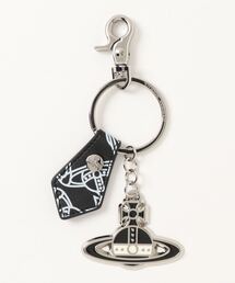 53030002-S0005-LABLACK AND WHITE KEYRING