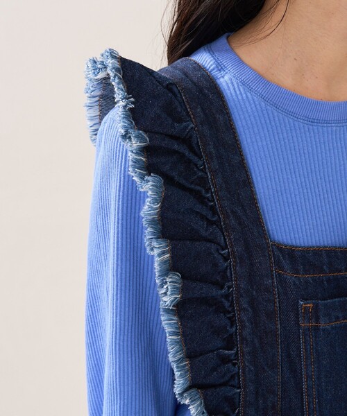 FREAK'S STORE（フリークスストア）の「フリルデニムサロペット