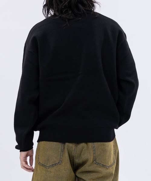 Red Cap Girl（レッドキャプガール）の「【a-r】〔RedCapGirl/レッドキャップガール〕ジャガードイラスト クルーネックニット（ニット/セーター・メンズ・ホワイト/グリーン/イエロー/ブラック/チャコールグレー・MEDIUM/LARGE）」の15枚目の写真