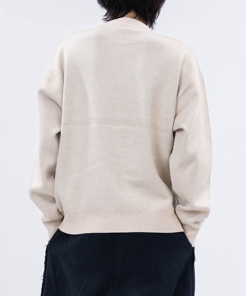 Red Cap Girl（レッドキャプガール）の「【a-r】〔RedCapGirl/レッドキャップガール〕ジャガードイラスト クルーネックニット（ニット/セーター・メンズ・ホワイト/グリーン/イエロー/ブラック/チャコールグレー・MEDIUM/LARGE）」の8枚目の写真