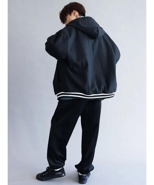 CRAFT STANDARD BOUTIQUE（クラフトスタンダードブティック）の「メルトンフードスタジャン　＊（スタジャン・メンズ・ブラック/ネイビー/グリーン・M/L）」の20枚目の写真