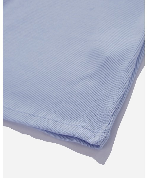 Saturdays NYC(サタデーズ ニューヨークシティ )の「Raglan Rib Fitted Tee(Tシャツ/カットソー・レディース・サックスブルー・X-SMALL)」の3枚目の写真