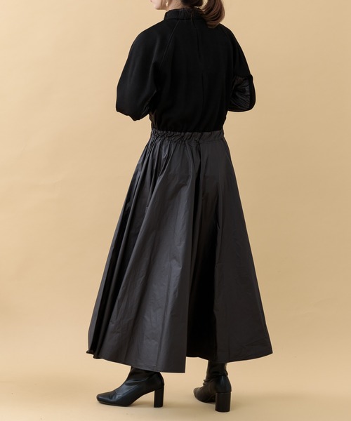 Paradise Picnic（パラダイスピクニック）の「33℃ ウエストスイッチングリブワンピース（ワンピース・レディース・グレー/ブラック・FREE）」の3枚目の写真