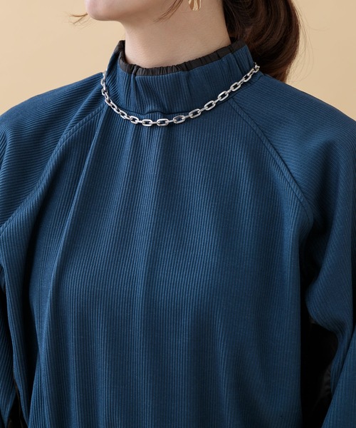 Paradise Picnic（パラダイスピクニック）の「33℃ ウエストスイッチングリブワンピース（ワンピース・レディース・グレー/ブラック・FREE）」の21枚目の写真