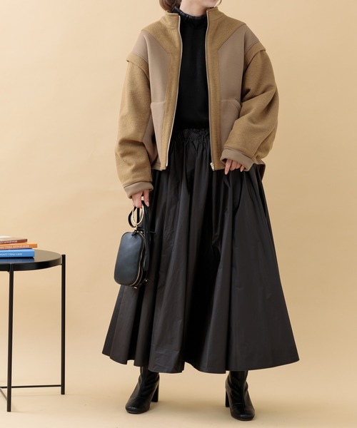 Paradise Picnic（パラダイスピクニック）の「33℃ ウエストスイッチングリブワンピース（ワンピース・レディース・グレー/ブラック・FREE）」の9枚目の写真