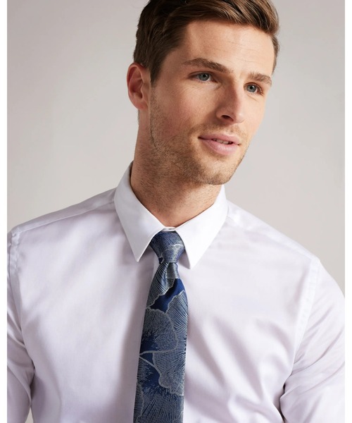 Ted Baker（テッドベーカー）の「FLORREN シルク ネクタイ(フラワーデザイン)（ネクタイ・メンズ・ネイビー・O/S）」の5枚目の写真