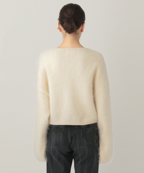 Curensology(カレンソロジー)の「Curensology(カレンソロジー)/ラピーヌダブルニットカーディガン(カーディガン/ボレロ・レディース・ホワイト/ブラック・FREE)」の9枚目の写真