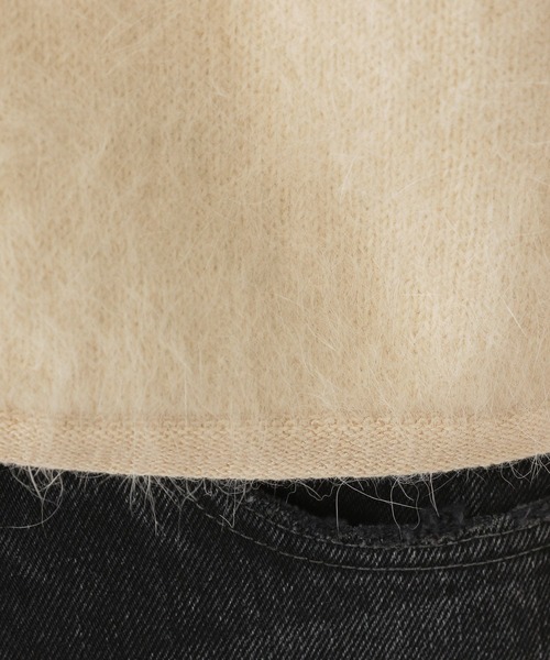 Curensology(カレンソロジー)の「Curensology(カレンソロジー)/ラピーヌダブルニットカーディガン(カーディガン/ボレロ・レディース・ホワイト/ブラック・FREE)」の13枚目の写真