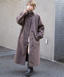 2WAYステンカラーロングコート【web限定Lサイズあり】