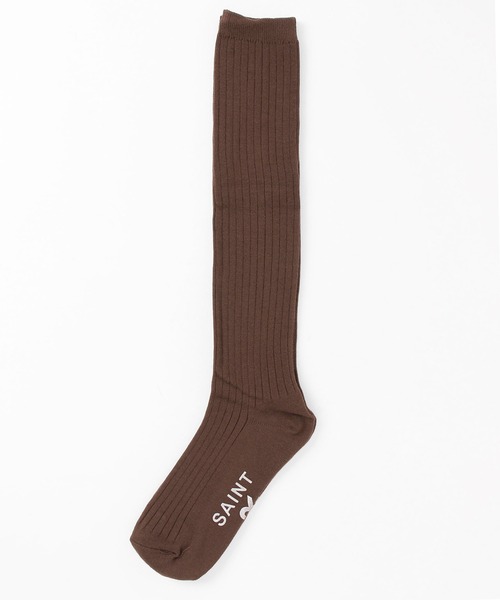 minia（ミニア）の「カラーリブハイソックス（ソックス/靴下・レディース・ブラック/カーキ/グリーン/ライトグレー/ブラウン/ベージュ/ピンク/ホワイト・FREE）」の22枚目の写真