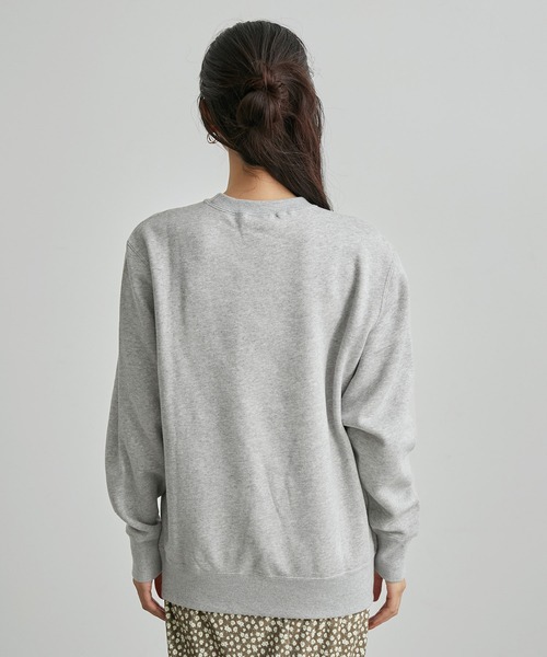 Champion(チャンピオン)の「【Champion/チャンピオン】裏起毛クルーネックスウェット(スウェット・レディース・ホワイト/ブラック/グレー/グリーン・38)」の13枚目の写真