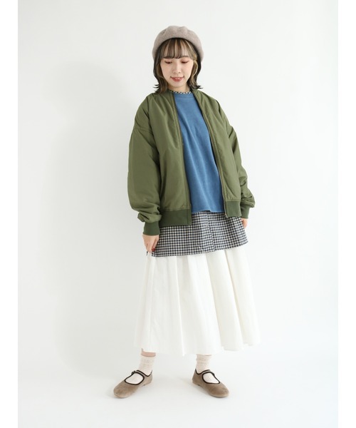 Samansa Mos2（サマンサ モスモス）の「前後2WAY袖ボリュームチュニック（チュニック・レディース・ブラック/ベージュ/ブラウン/ブルー・ﾌﾘ-）」の7枚目の写真