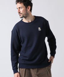 Psycho Bunny（サイコバニー）の「裏起毛ワッフル ルーズフィット クルーネック（Tシャツ/カットソー・メンズ）」