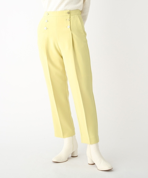 OPAQUE.CLIP（オペークドットクリップ）の「◆【LANATEC(R)/ラナテック】ダブルフェイス マリンパンツ（その他パンツ・レディース・イエロー/ライトベージュ/ネイビー・36/38/40/34/42）」の21枚目の写真