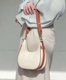 Bab | 配色カラーラウンドショルダーバッグ(ショルダーバッグ)