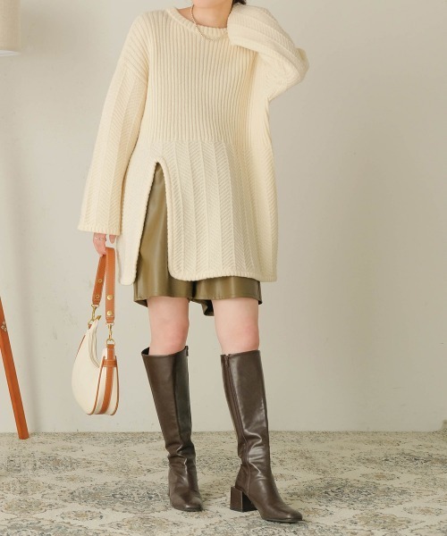 Bab（バブ）の「配色カラーラウンドショルダーバッグ（ショルダーバッグ・レディース・ブラック/アイボリー・ONESIZE）」の16枚目の写真