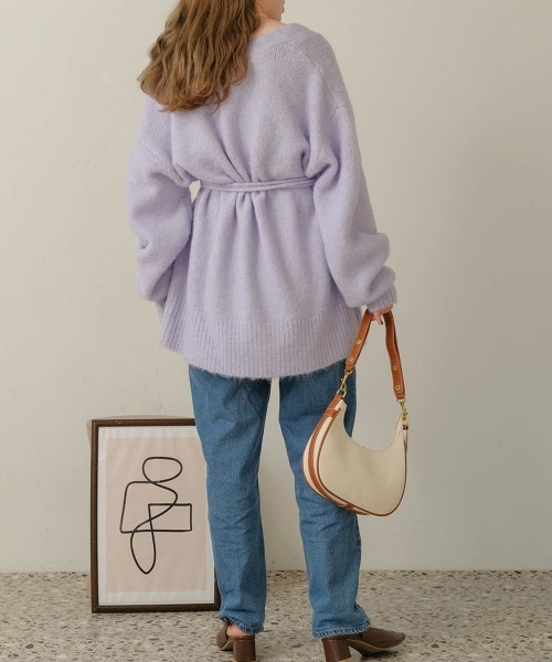 Bab（バブ）の「配色カラーラウンドショルダーバッグ（ショルダーバッグ・レディース・ブラック/アイボリー・ONESIZE）」の17枚目の写真