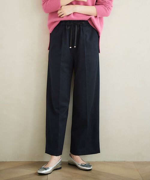 le.coeur blanc（ルクールブラン）の「センタープレスイージーパンツ（その他パンツ・レディース・ライトベージュ/ネイビー/ラベンダー・36/38）」の21枚目の写真