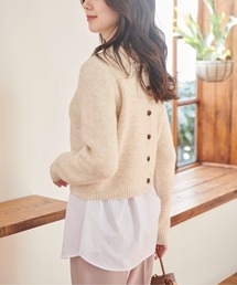 FREE'S MART | ◆前後2Wayコンパクトクルーネックカーディガン(ニット/セーター)