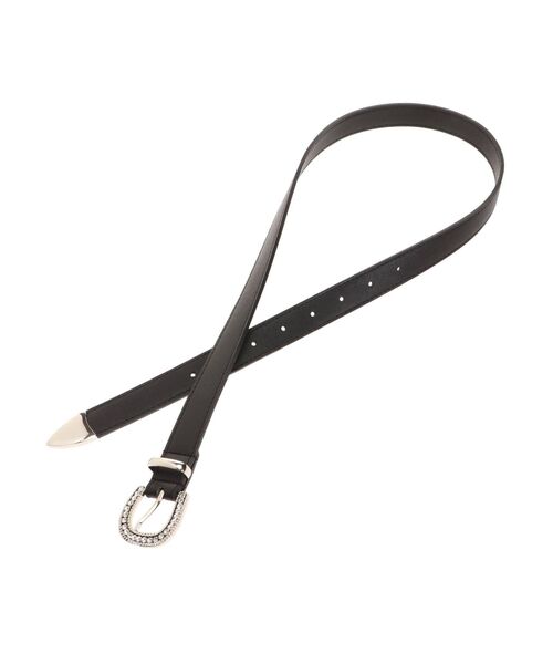 jouetie（ジュエティ）の「ラインストーンバックルベルト（ベルト・レディース・オフホワイト/ブラック/ピンク・FREE）」の7枚目の写真