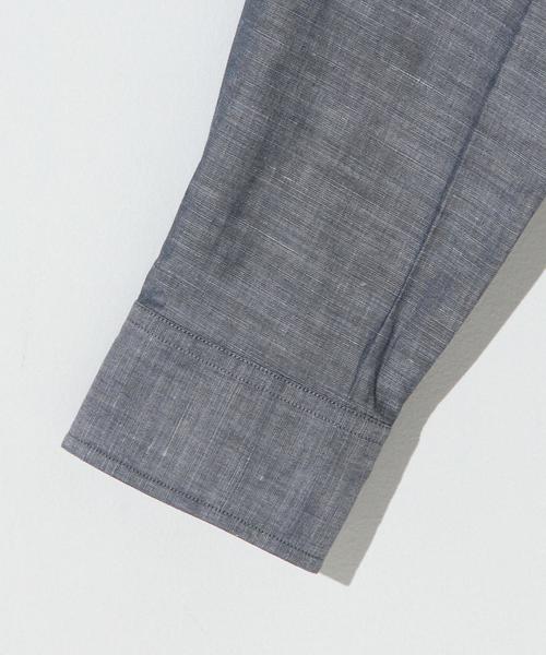 green label relaxing（グリーンレーベルリラクシング）の「ElanM2 CL SLUB/SLD REG BD シャツ◆（シャツ/ブラウス・メンズ・ホワイト/ネイビー・36/42/40/38）」の5枚目の写真