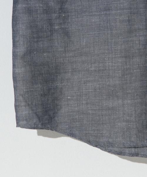 green label relaxing（グリーンレーベルリラクシング）の「ElanM2 CL SLUB/SLD REG BD シャツ◆（シャツ/ブラウス・メンズ・ホワイト/ネイビー・36/42/40/38）」の6枚目の写真