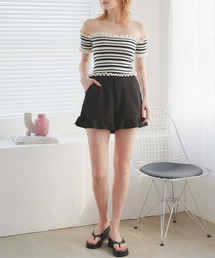 SEA DRESS | 裾ﾌﾘﾙｼｮｰﾄﾊﾟﾝﾂ/水着(ラッシュガード)